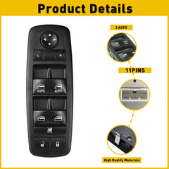 For 2014 - 2019 Jeep Grand Cherokee Driver Left Master Door Power Window Switch 6B93BC-57