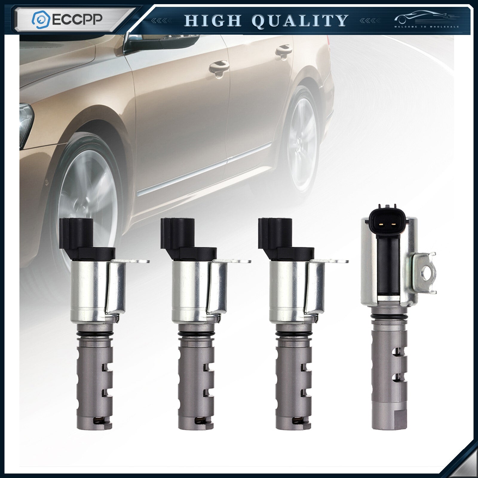 4Pcs Variable Valve Timing Solenoid For Toyota Tundra Lexus IS250 2.5L 06-15 6B93BC-57