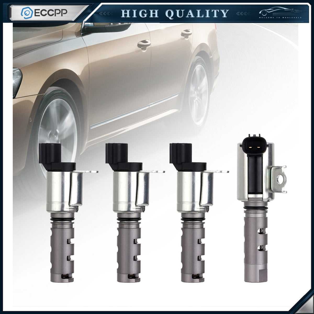 4Pcs Variable Valve Timing Solenoid For Toyota Tundra Lexus IS250 2.5L 06-15 6B93BC-57