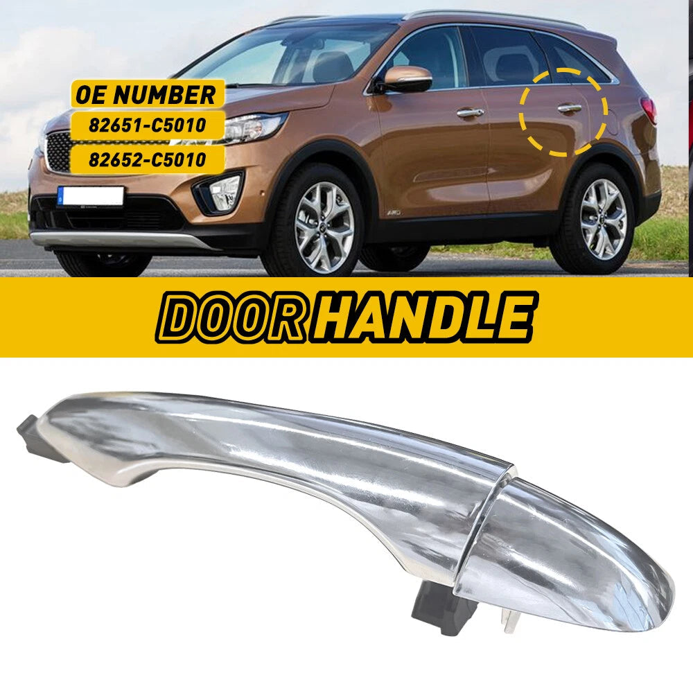 Fit For 2016-2020 Kia Sorento Rear Left Driver Side Outside Exterior Door Handle 6B93BC-57