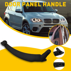 Right Side Inner Door Panel Handle Pull Black Trim for 2007-2014 BMW E70 X5 EOA 6B93BC-57
