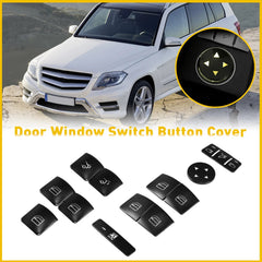Door Window Switch Button Cover Sticker fit for Mercedes-Benz E350 2010-2015 EOA 6B93BC-57