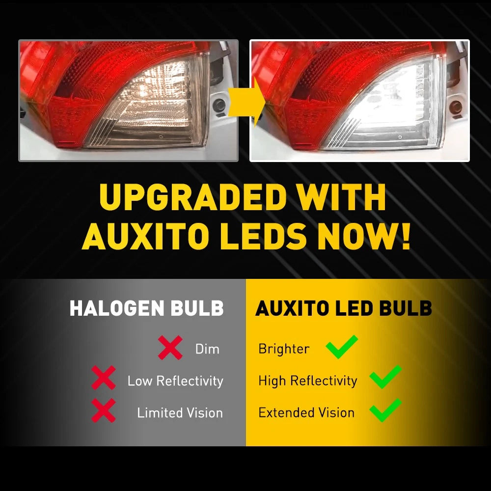 For Toyota Prius 2004-2015 LED Back Up Reverse Light Bulb Lamp Bright White 7443 6B93BC-57