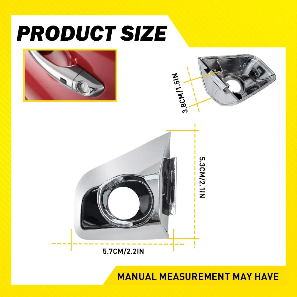 For Hyundai Santa Fe 2013 14-19 Front Left Door Handle Bezel Cover Cap Driver EA 6B93BC-57