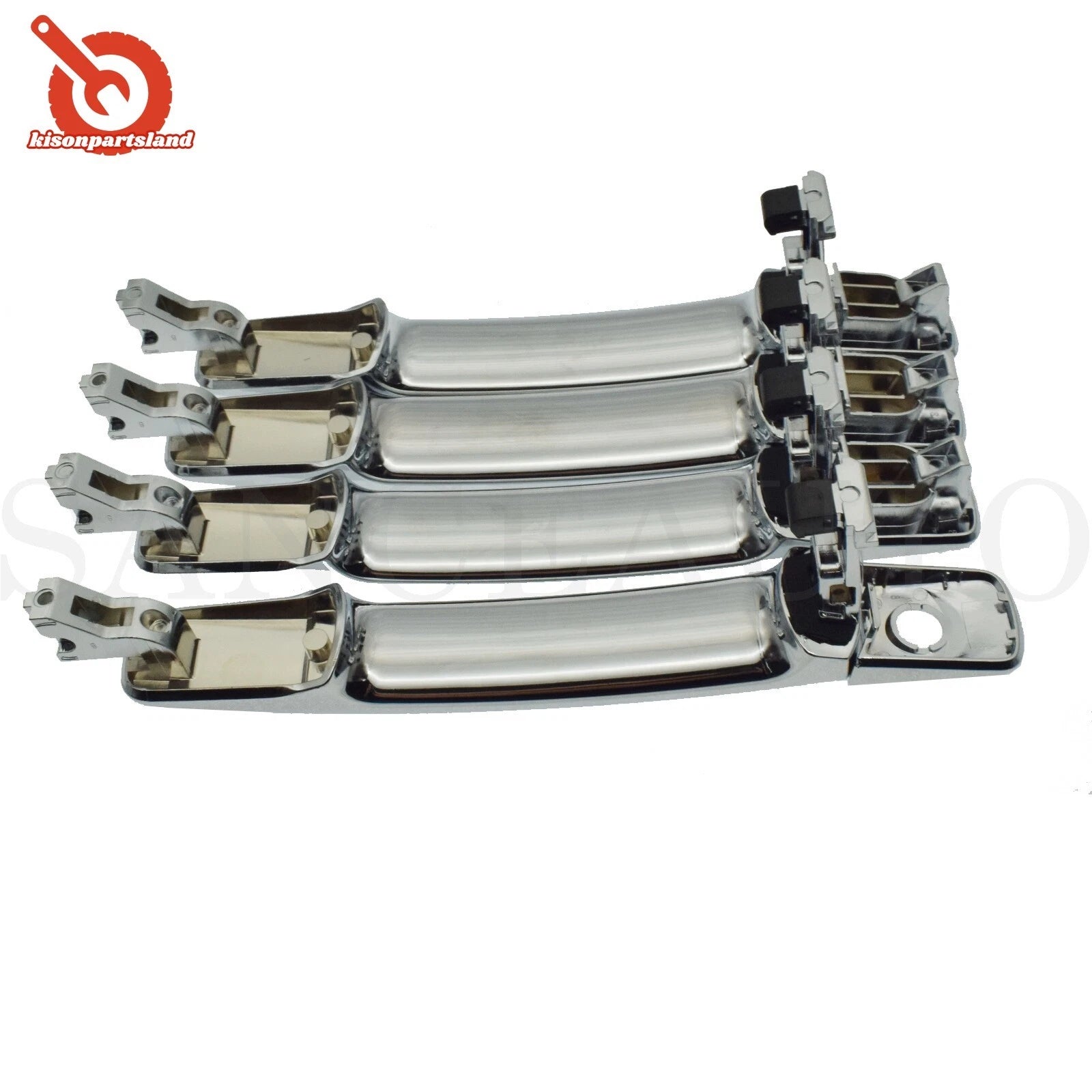 Chrome/ Black Front Rear Outside Door Handle for Nissan Rogue Murano Infiniti 6B93BC-57