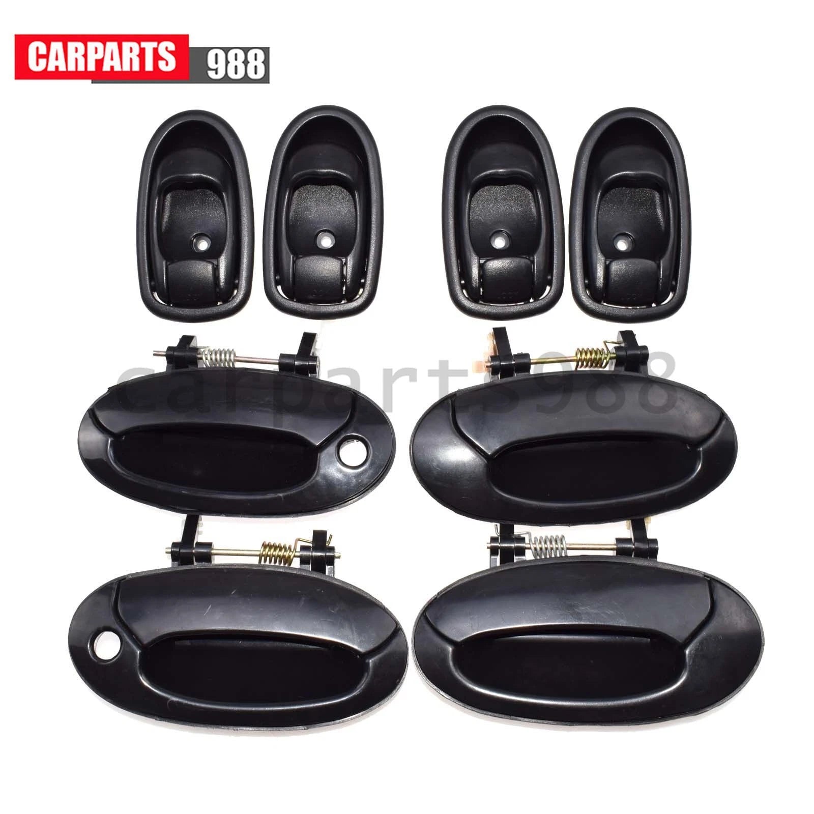 8Pcs Outside & Inside Door Handle Front Rear LH RH For Hyundai Elantra 1996-2000 6B93BC-57