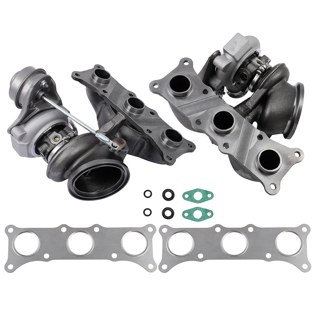 For 2006-2011 BMW 135I 335I E90 E91 E92 E93 E82 E88 N54 3.0L Left & Right Turbos