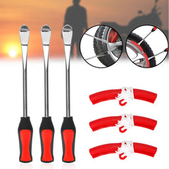 Universal Motorcycle Bike Tire Spoon Iron Tire Change Tool Lever Rim Protector A 6B93BC-57