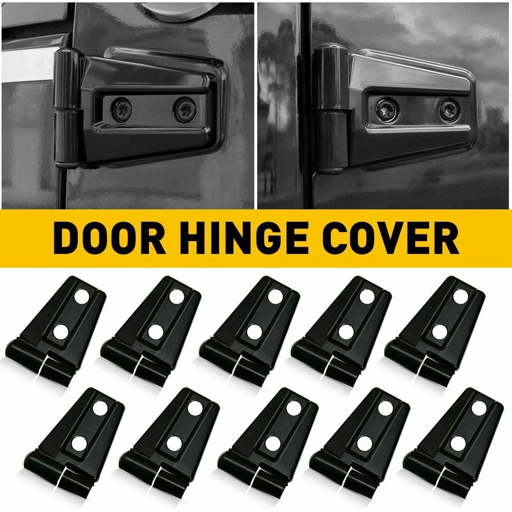Door Hinge Cover Trim for Jeep Wrangler JK JKU 2007-18 Exterior Accessories USEA 6B93BC-57