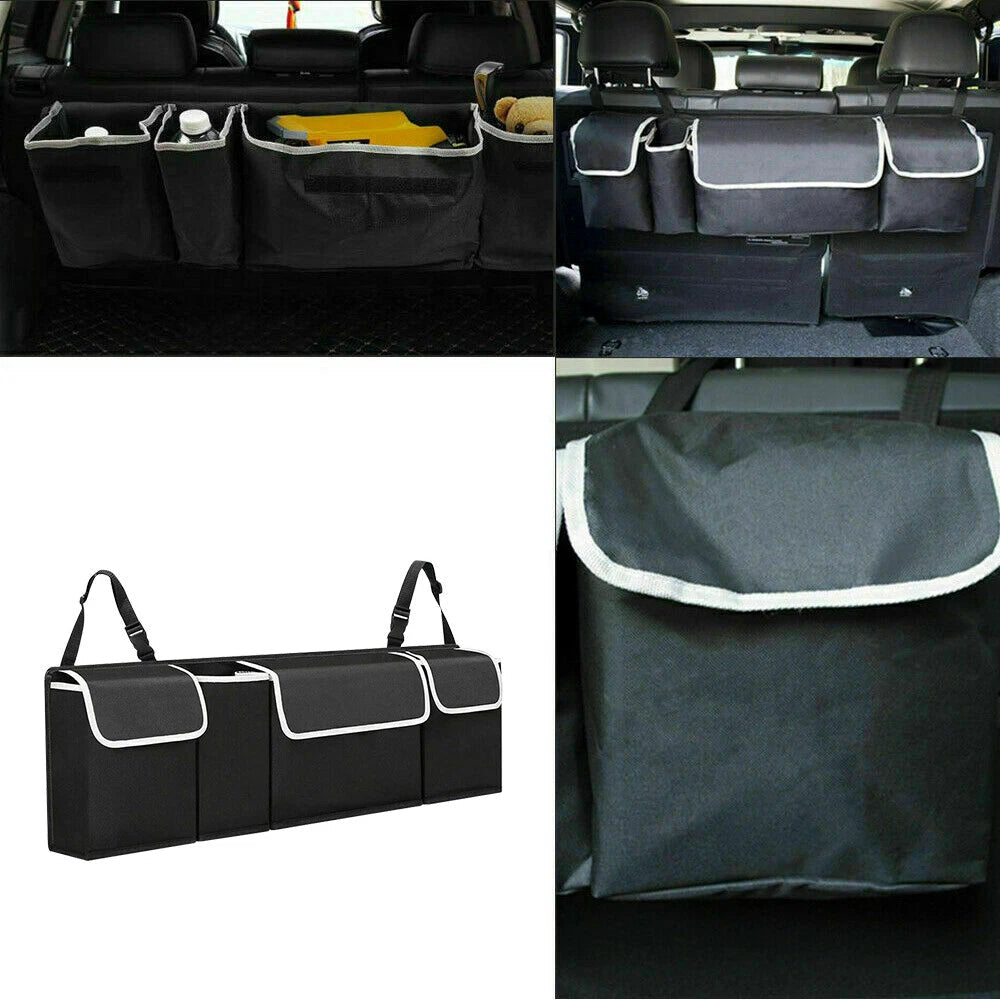 Car Trunk Organizer Oxford Interior Accessories Back Seat Storage Bag 4 Pocket A 6B93BC-57