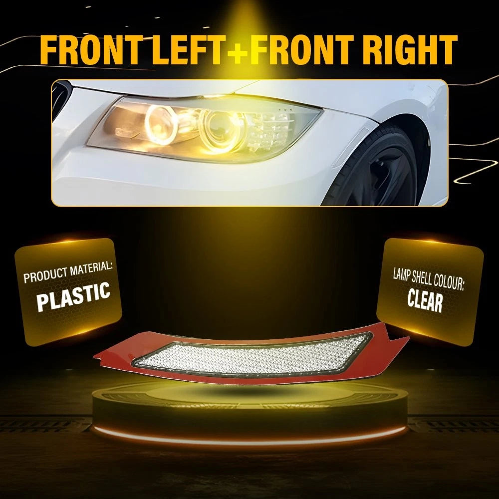 2X Front Bumper Side Marker Light For BMW 3 Series E90 Sedan E91 Wagon 2009-11 A 6B93BC-57
