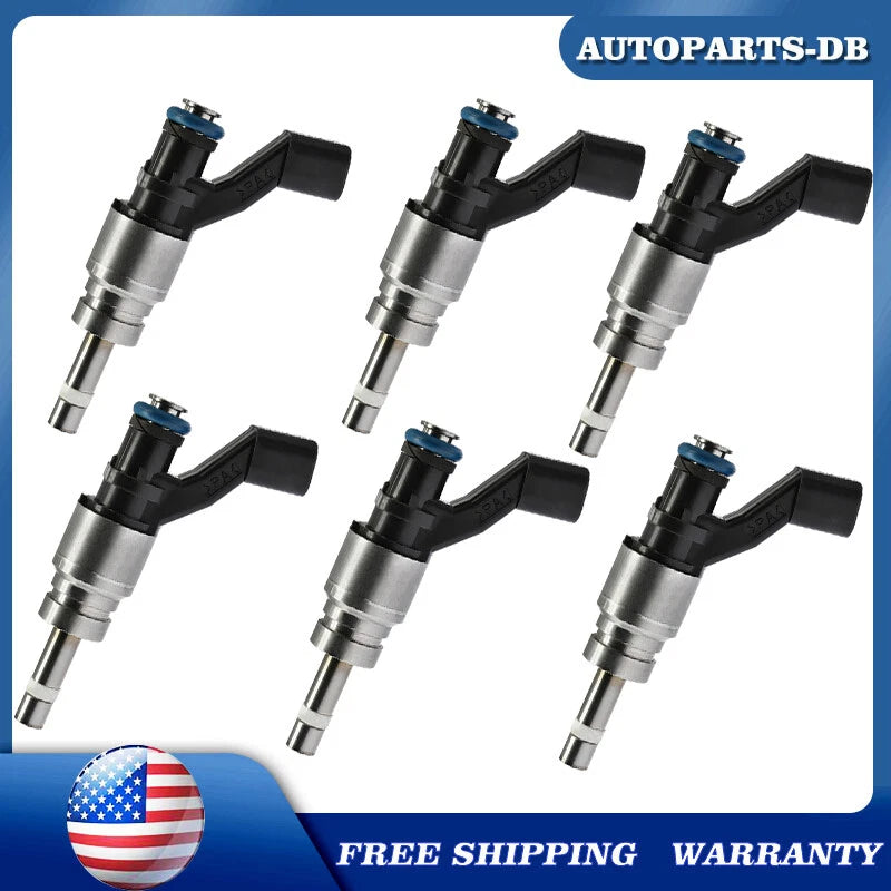 6pcs Fuel Injectors For 2004 Isuzu Axiom Rodeo 3.5L V6 JSD8-75 FJ1011 8973126200 6B93BC-57