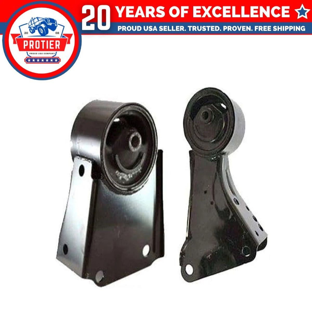 Fits 1992-1994 Nissan Maxima 3.0L DOHC Front & Rear Right Motor Mount Set 2PCS 6B93BC-57