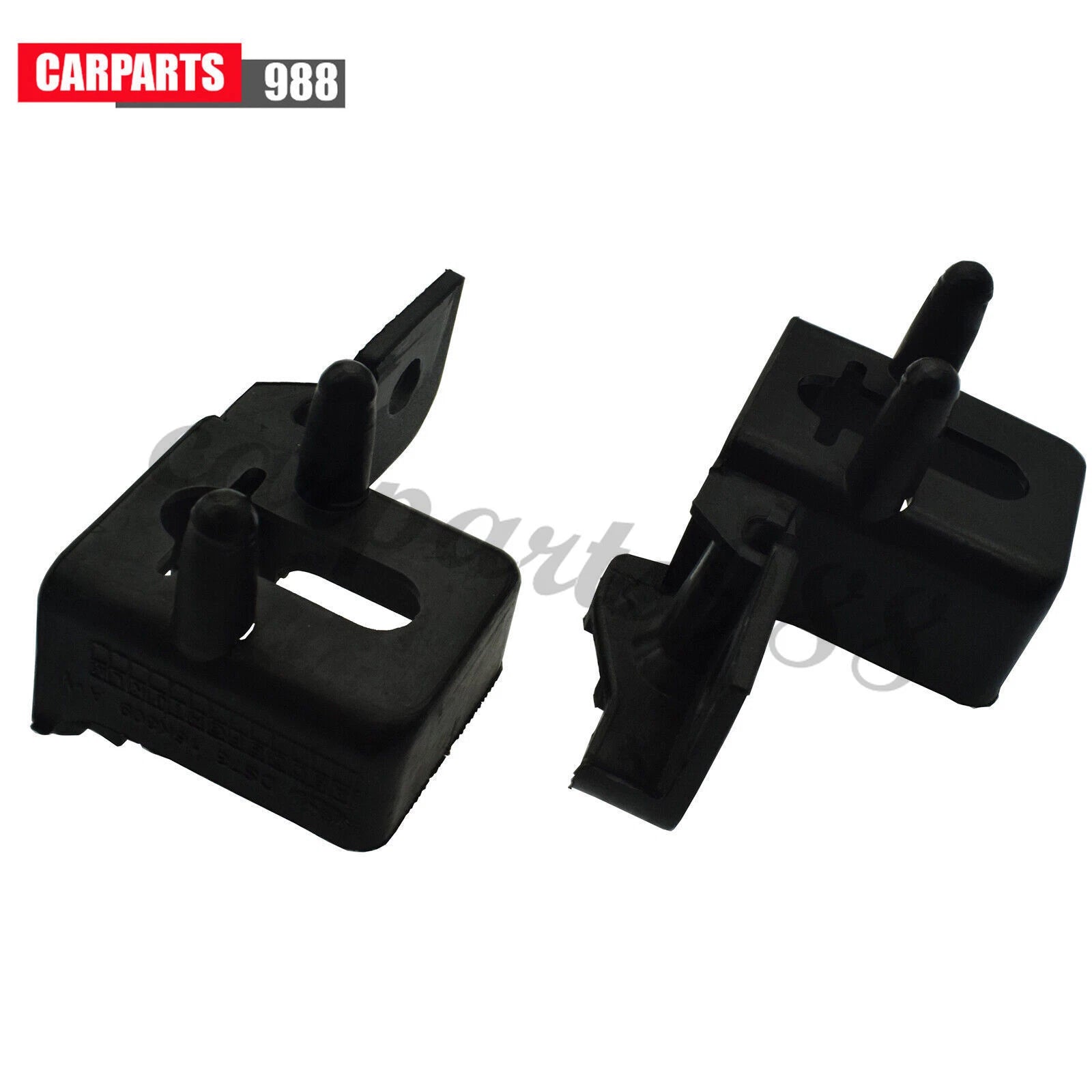 4Pcs Left Right Hood Bumper Stopper & Bracket For 13-16 Ford Fusion Lincoln MKZ 6B93BC-57