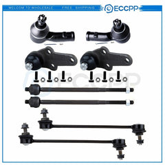 8pc Steering Ball Joint Tie Rod End Kit For 2000-2004 Ford Focus Excluding SVT KOEEP