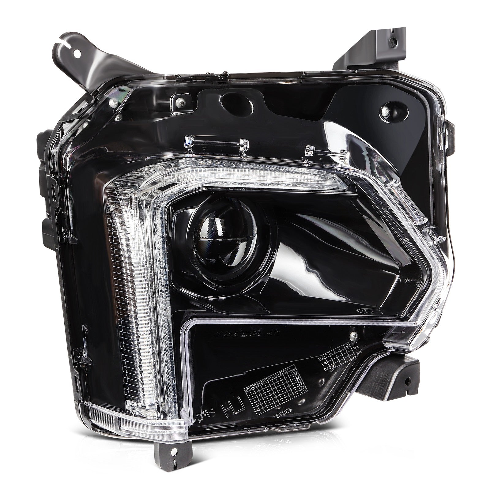 Pair Kit LED Headlights Assembly For 2022-2023 Chevrolet Traverse 3.6L Black 6B93BC-57