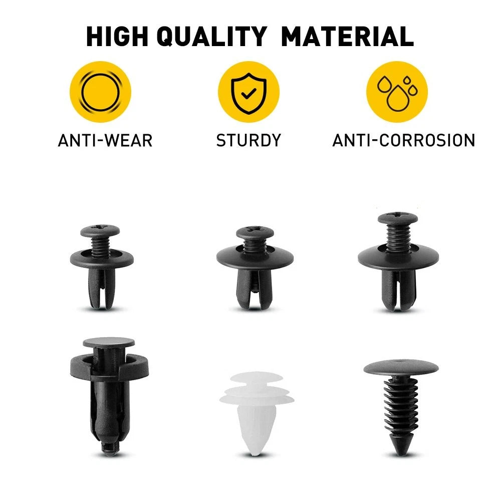 Accessories Trim Car Push Clip Pin Rivet Bumper Door Panel Retainer Fastener Kit 6B93BC-57