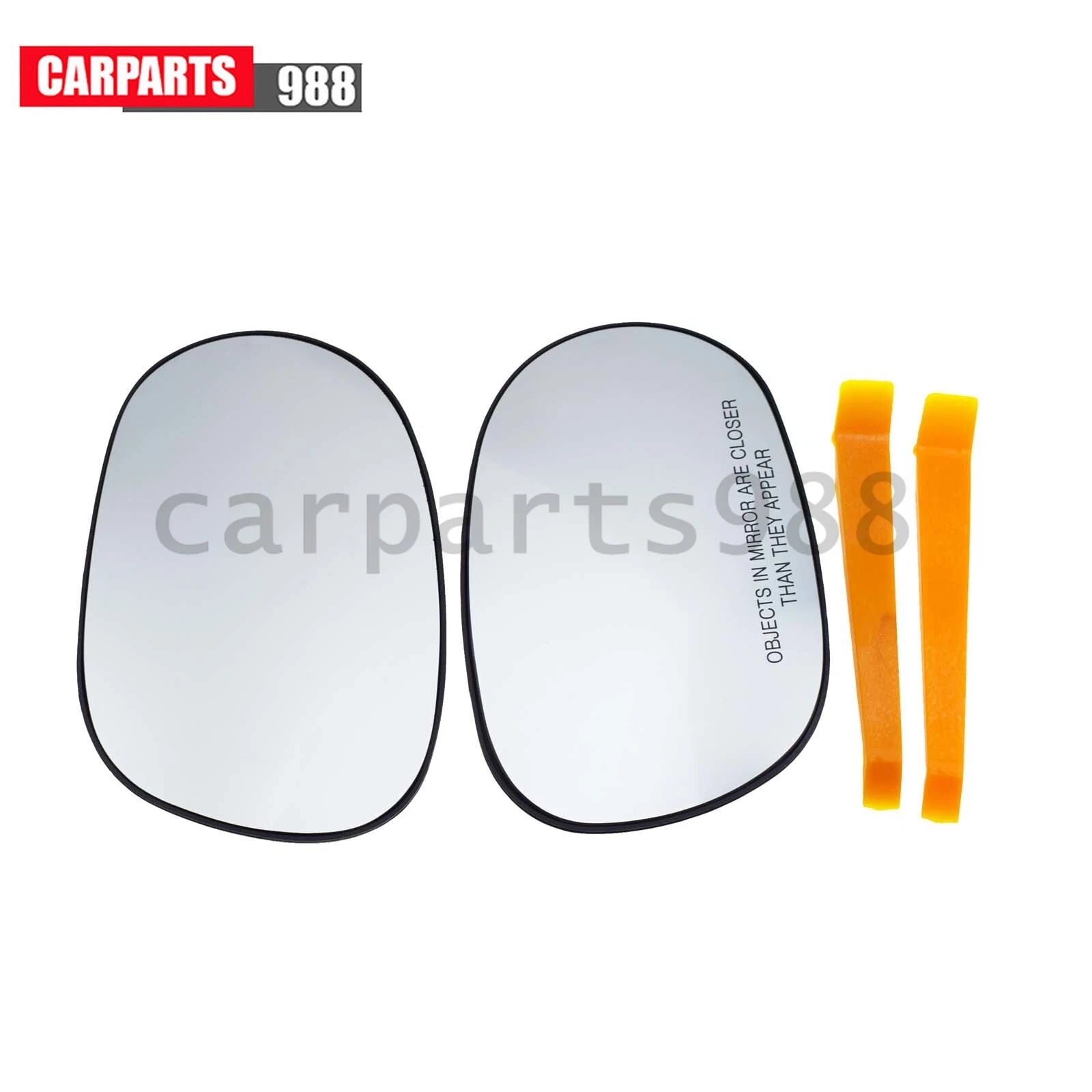 2Pcs Left Right Side Rearview Heated Mirror Glass For 2008-2022 Dodge Challenger 6B93BC-57