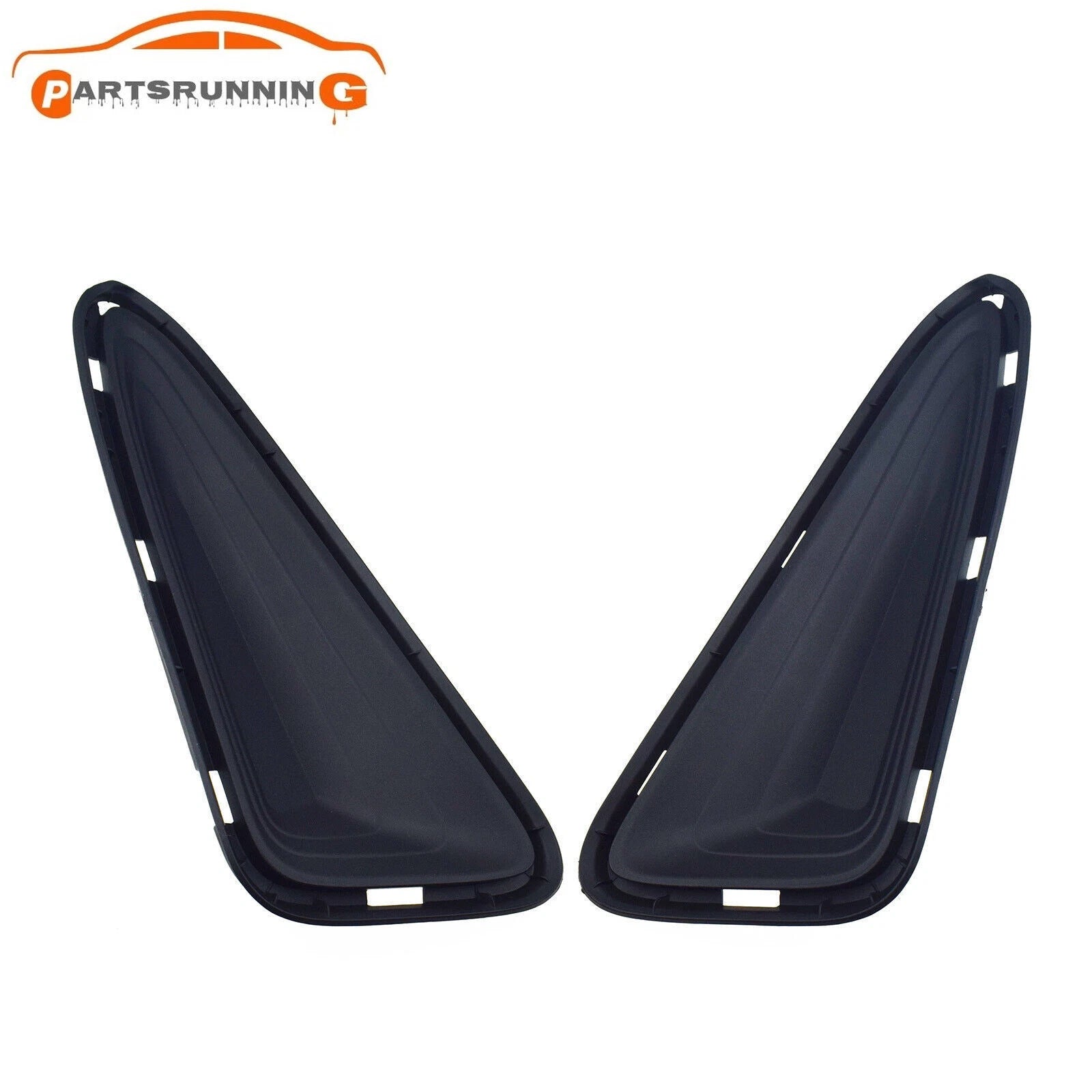 Pair Front Left Right Bumper Trim for 2018-19 Toyota C-HR 52128F4040,52127F4040 6B93BC-57
