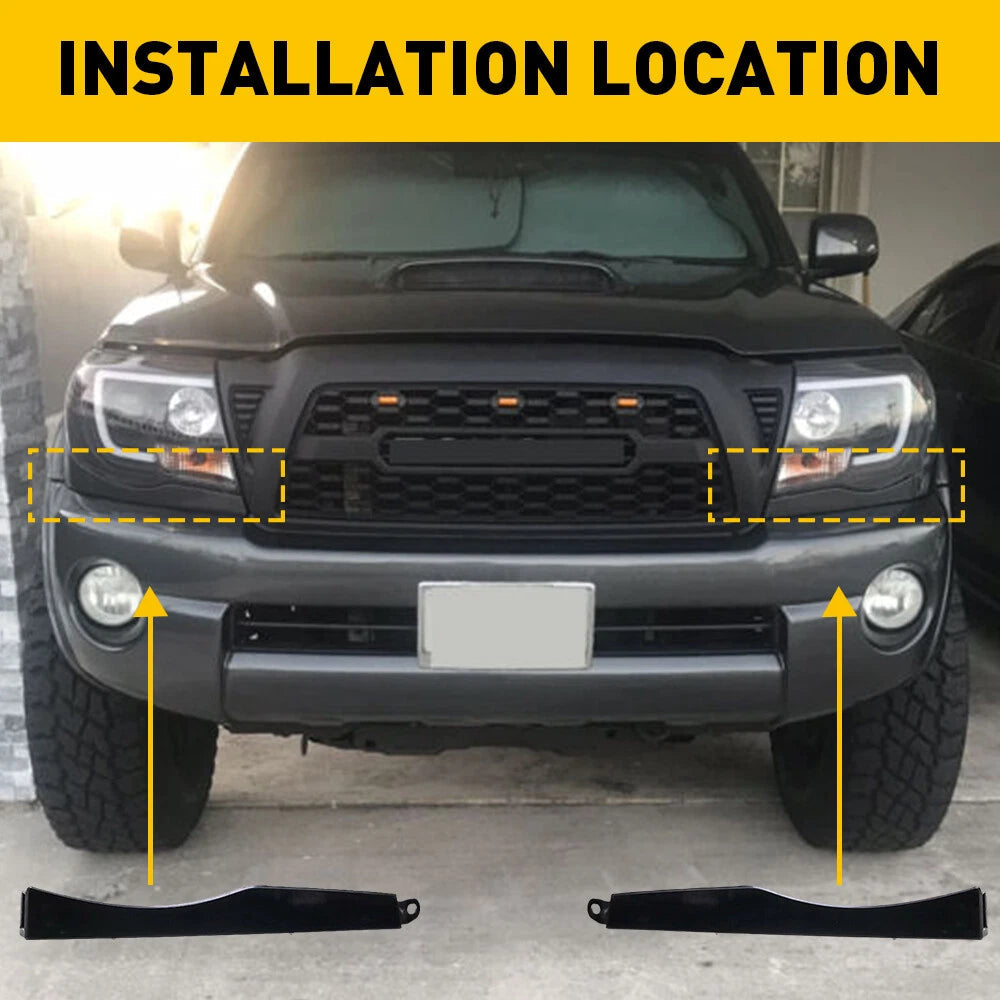 UNDER COVER HEADLIGHT FRONT BUMPER FILLER TRIM PANEL FOR TOYOTA TACOMA 2005-2011 6B93BC-57