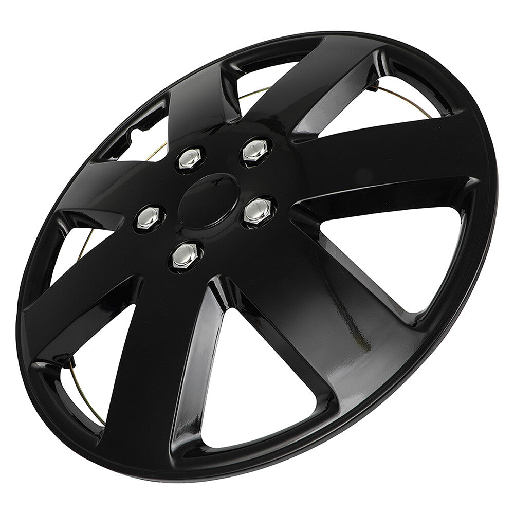 ECCPP 4X Wheel Hub Caps Snap On Silver Rim Covers For R16 Tire 5 Lug Wheel 16" ECCPP
