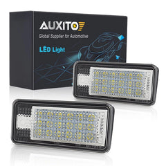 2X CANbus White LED License Plate Light Lamp For Audi A3 A4 A5 A6 A8 Q7 S3 RS4 6B93BC-57