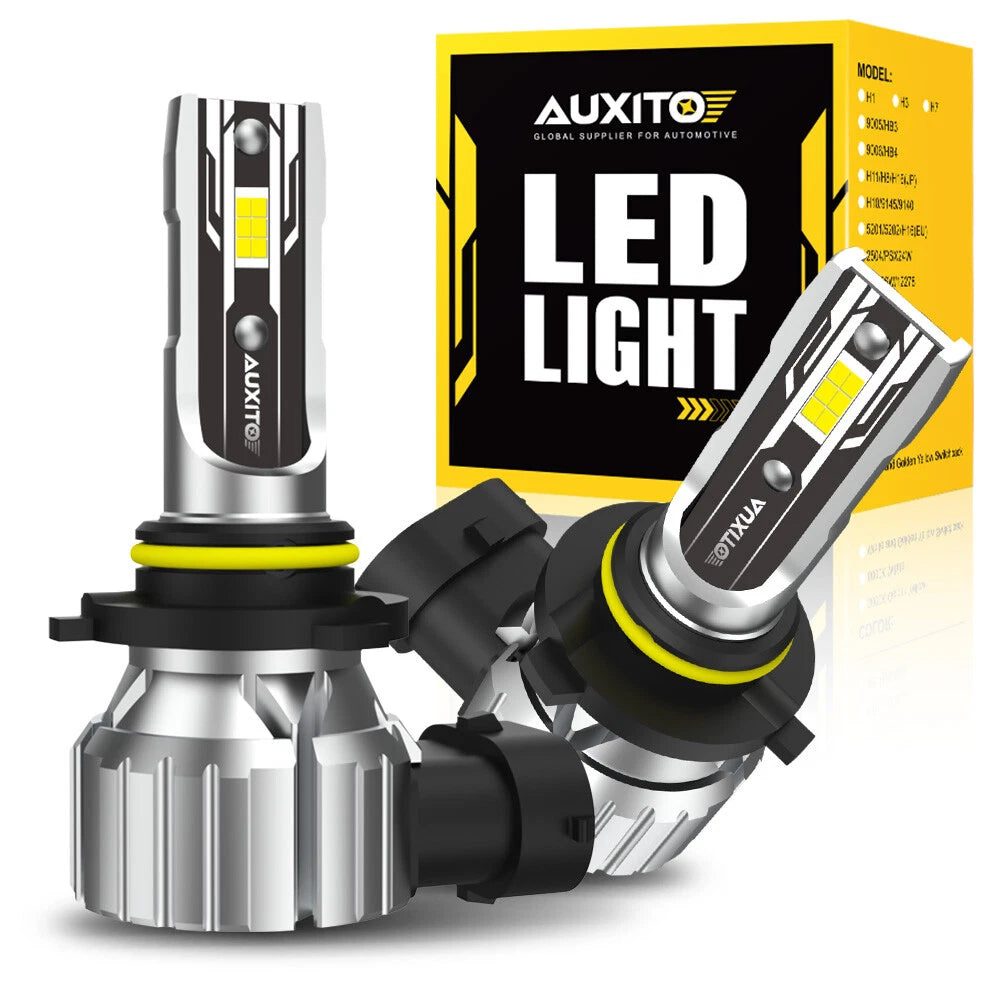 4X AUXITO 9005 9006 LED Headlight Kit Bulbs High Low Beam White 80000LM EOA AUXITO