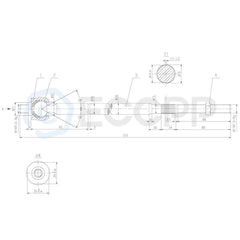 ECCPP Steering Parts Inner + Outer Tie Rod End Fits Chrysler Dodge Volkswagen ECCPP