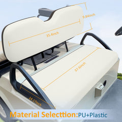 Fits For Madjax & GTW Golf Cart Rear Seat Kits Rear Golf Cart Cushion Set White 6B93BC-57