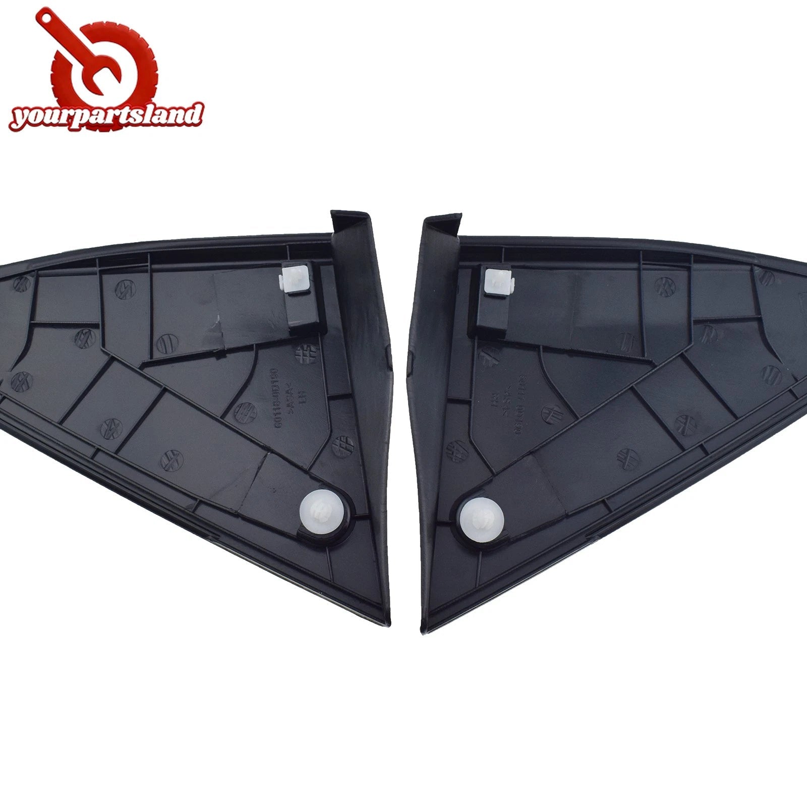Front Left Right Rearview Mirror Triangle Cover Trim For Toyota Yaris 2011-2014 6B93BC-57