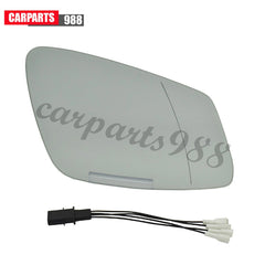 Right Side Heated View Mirror Glass For BMW F10 F12 F13 E60 E61 E63 51167186588 6B93BC-57