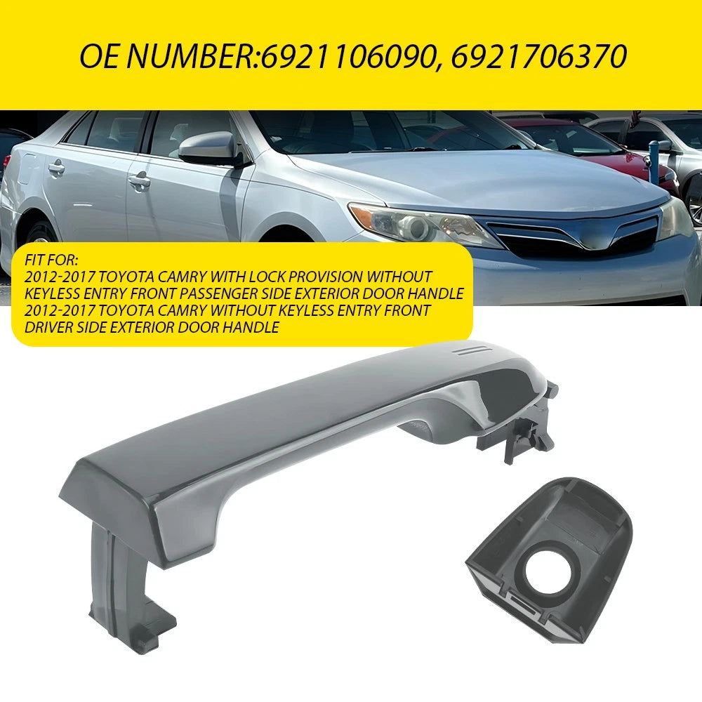 For 2012-17 TOYOTA Camry 1G3 Magnetic Gray Metallic Handle FRONT LH WITH KEYHOLE 6B93BC-57