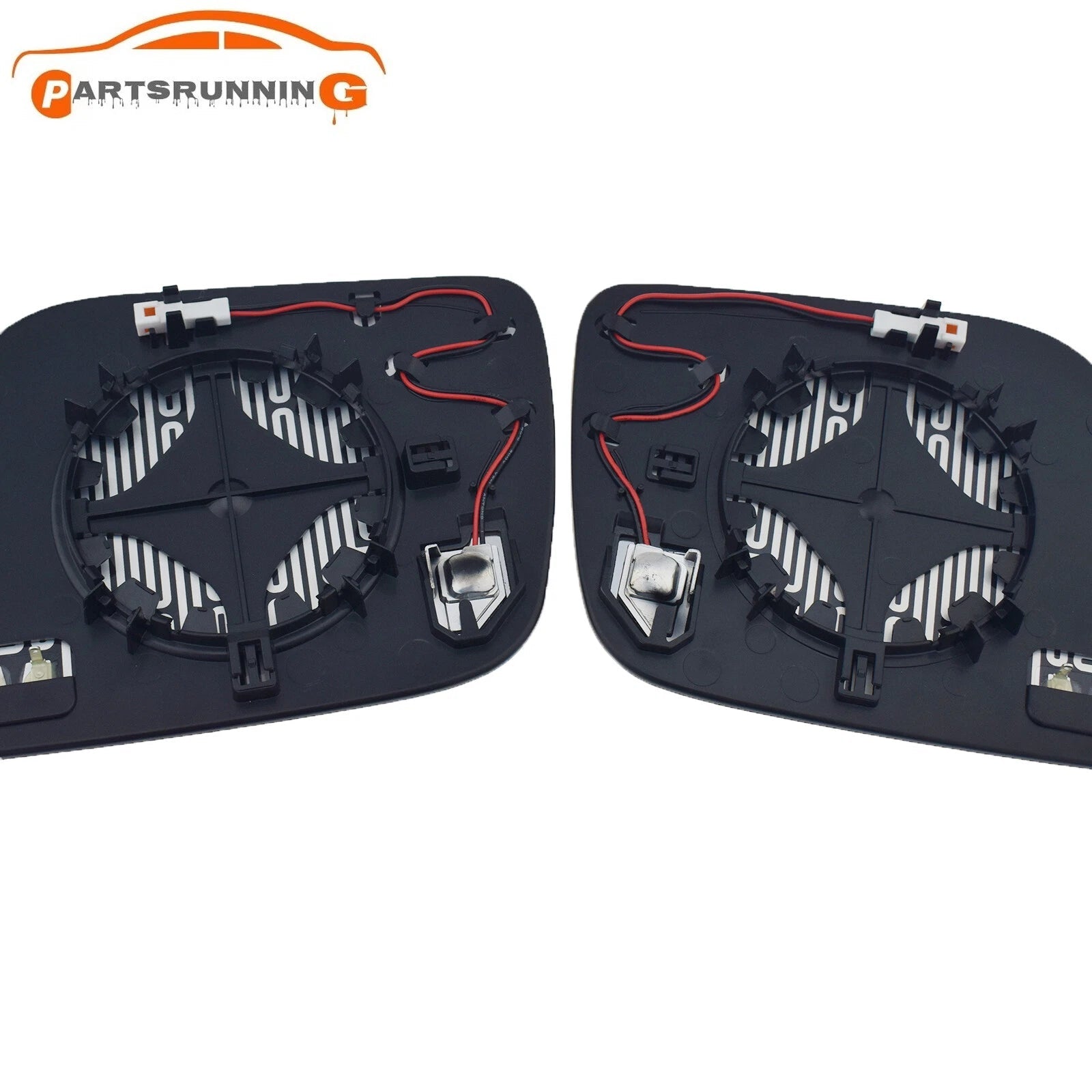 Left Right Side View Mirror Glass w/ Blind Spot Heated For 2011-17 Ford Explorer 6B93BC-57