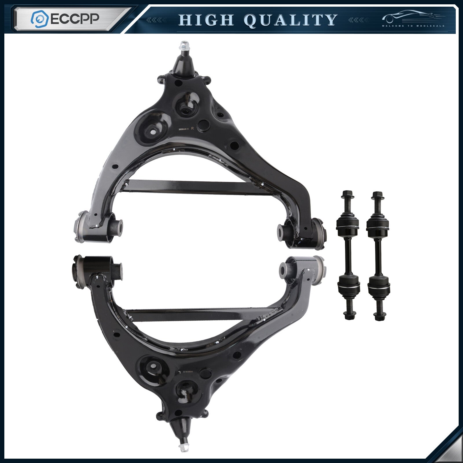 Front Control Arm and Ball Joint Sway Bar End Link For 2015 16-2017 Ford F-150 6B93BC-57