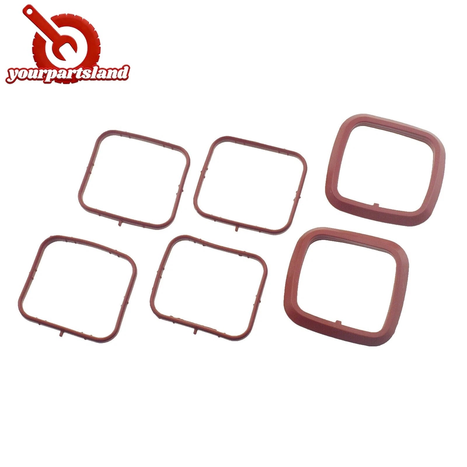 3.6L Upper 2 Piece Intake Manifold Gasket set for VW Passat Audi Q7 03H 133 237G 6B93BC-57