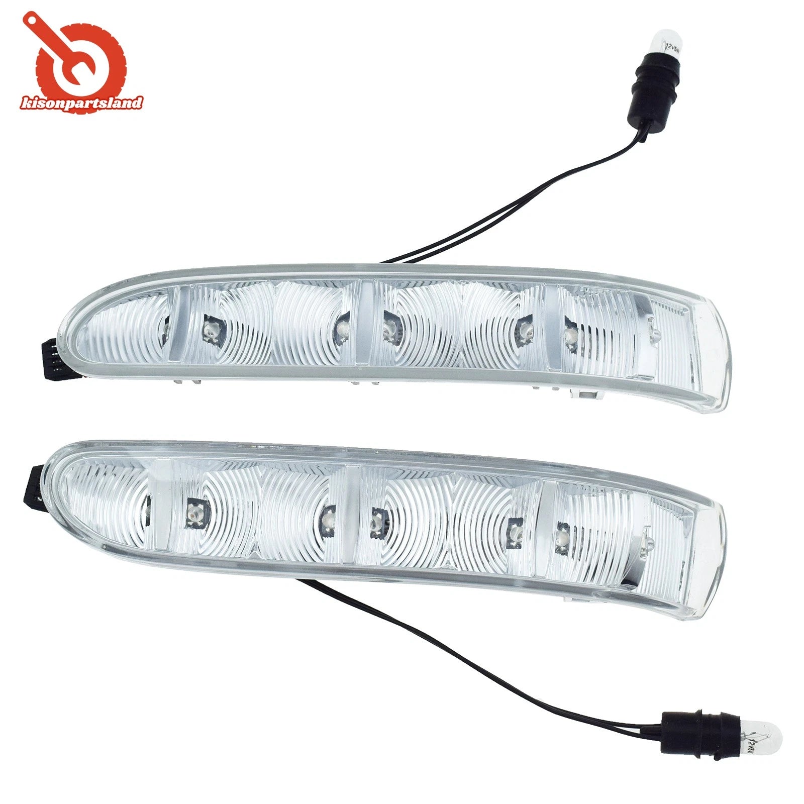 Pair Door Side Mirror Turn Signal Light For Mercedes CL S-Class W220 W215 03-05 6B93BC-57