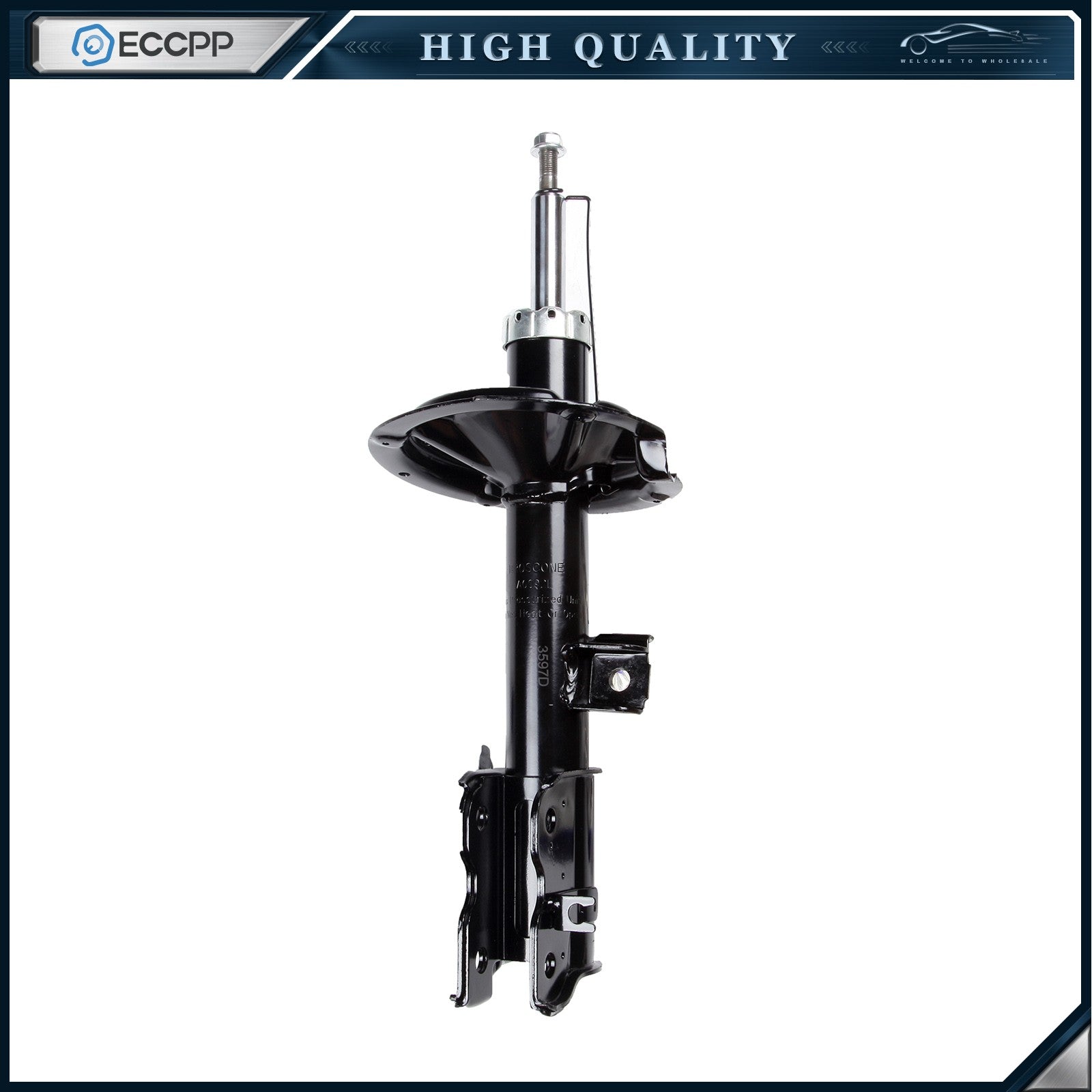 Front Pair Struts Shocks For 2003-2008 Infiniti FX35 FX45 Left Right ECCPP ECCPP