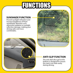 Dash Cover Mat Dashboard Pad Gray For 2002 03 04-2008 Dodge Ram 1500 2500 3500 A 6B93BC-57
