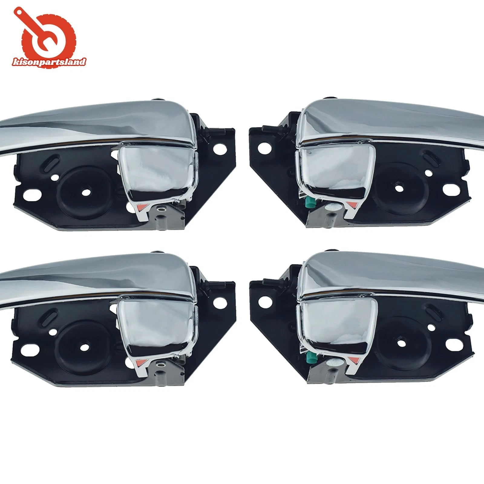 4pcs Chrome Front Rear Interior Inside Door Handles For Hyundai Sonata 2002-2005 6B93BC-57