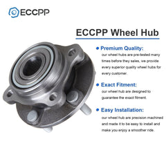 2Pcs Wheel Hub Bearings Front AWD For Mitsubishi 3000GT Lancer Evolution NON-ABS MITSUBISHI