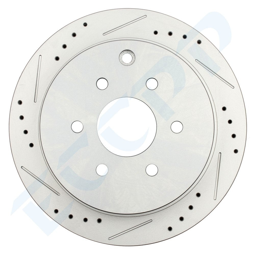 Front Rear Ceramic Brake Pads Rotors For Nissan Frontier Xterra Suzuki Equator 6B93BC-57