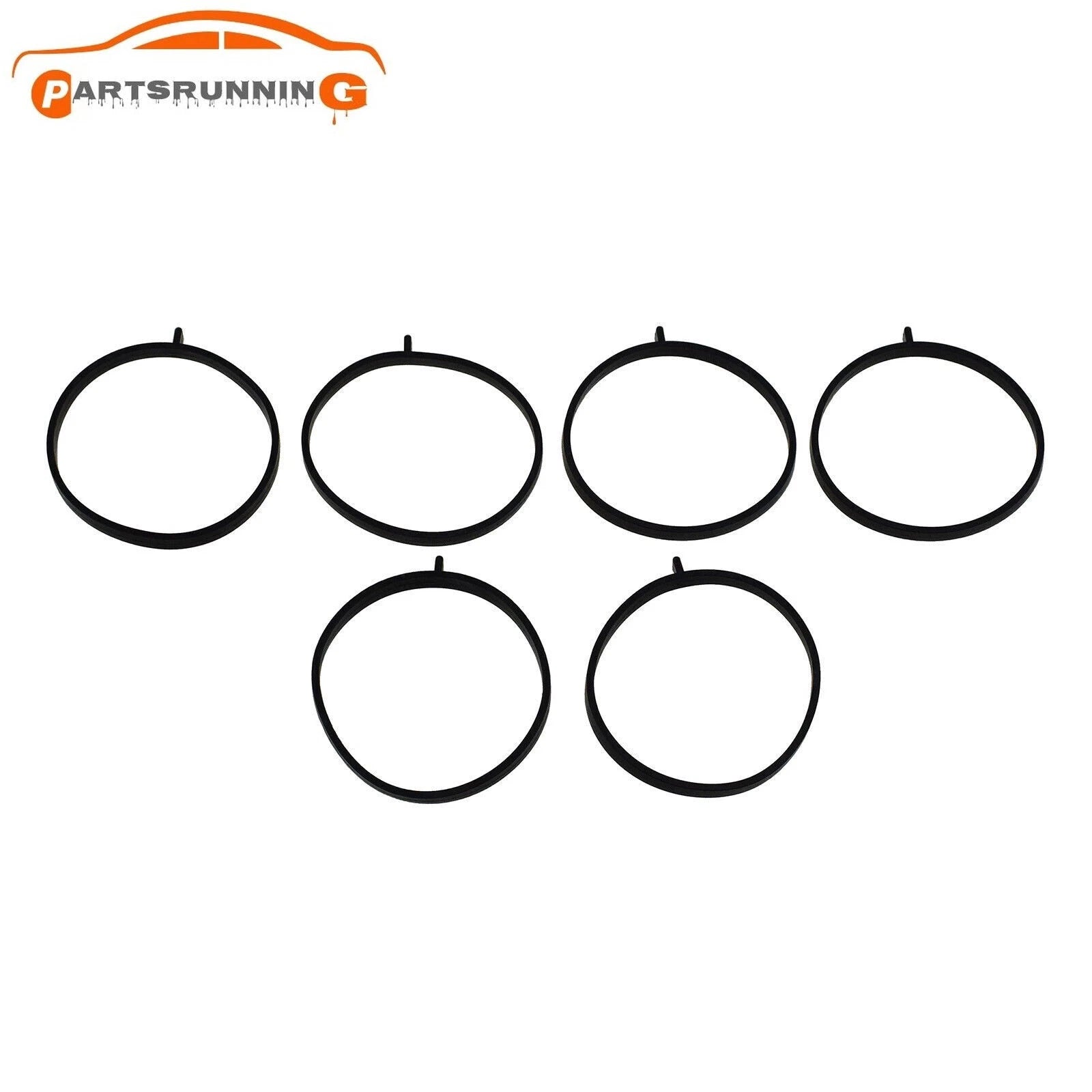 Set of 6 Intake Manifold Gasket For Macan Panamera Porsche Cayenne 94611014660 6B93BC-57
