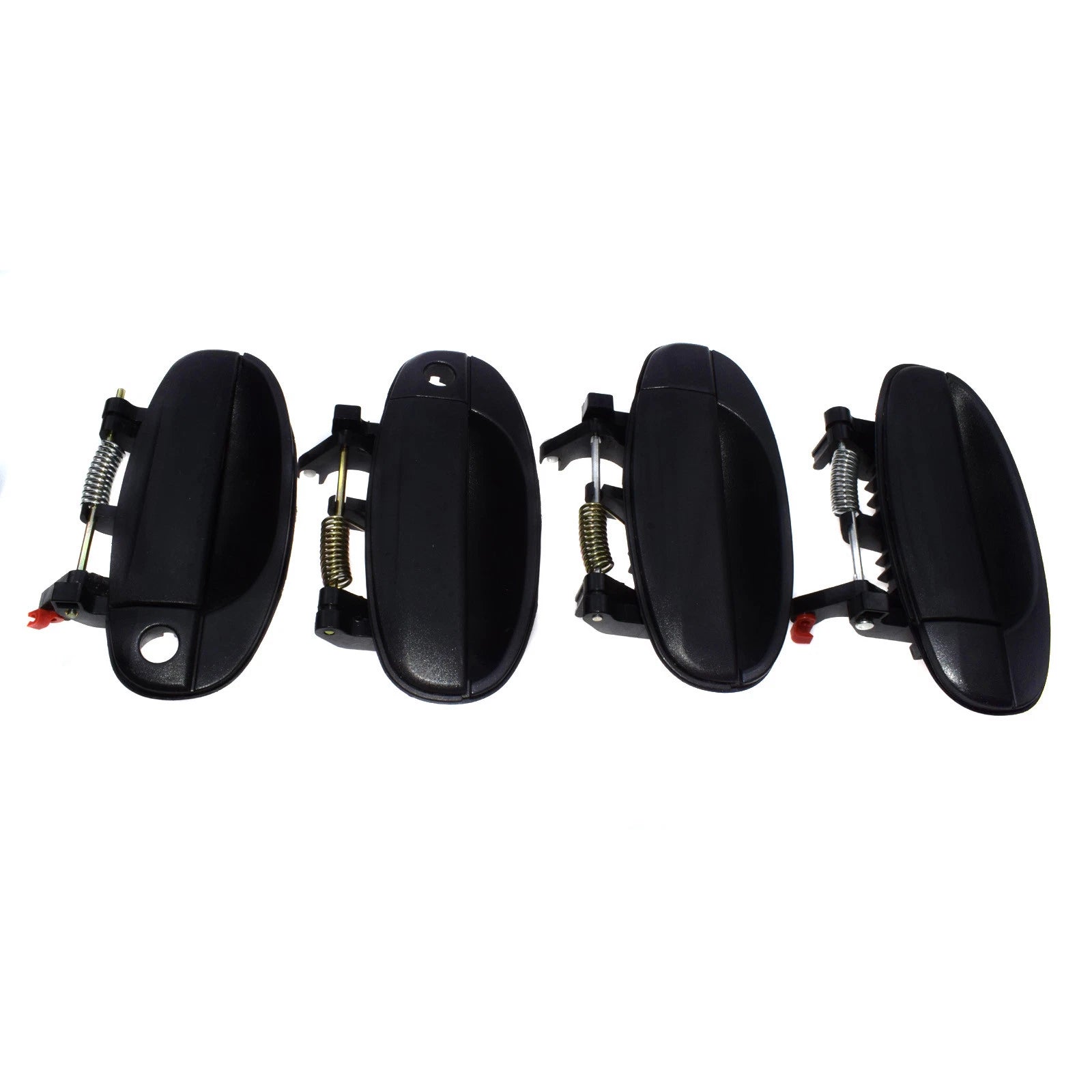 4Pcs Exterior Door Handles Set Black for Chevrolet Aveo5 Aveo 96541631 96541632 6B93BC-57