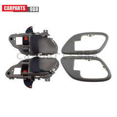 2Pcs Left Right Interior Door Handle Gray For Chevy GMC C1500 C2500 K1500 K2500 6B93BC-57