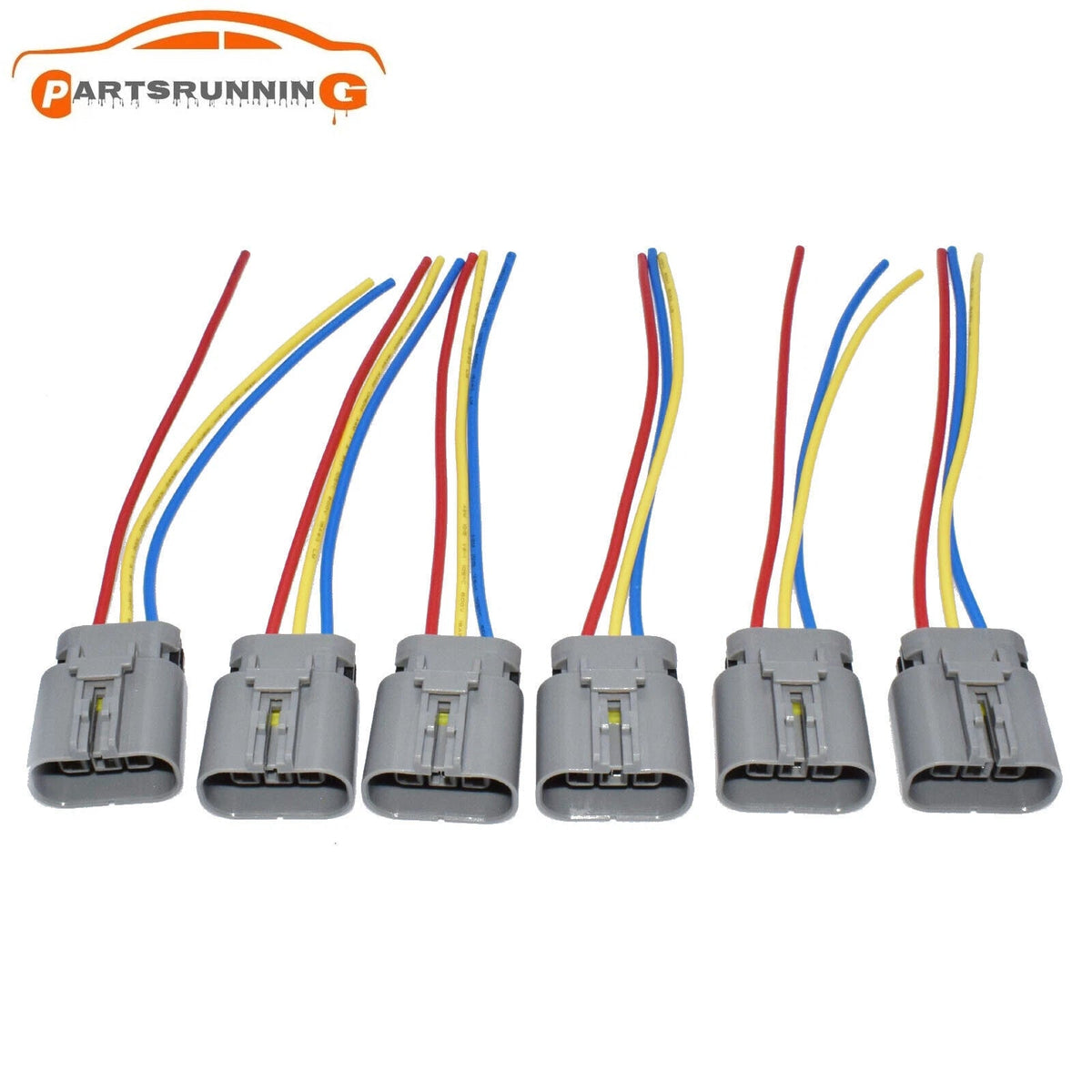 6PCS Ignition Coil Pack Wiring Connector For Nissan 300zx z32 Infiniti CI-IGN300 6B93BC-57