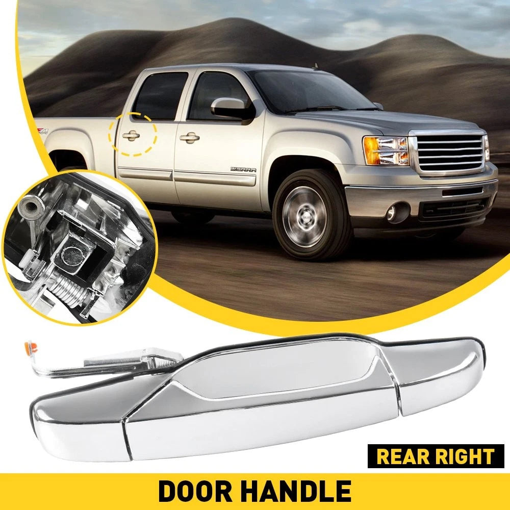 Exterior Door Handle Rear Right Side For 2007-2014 Yukon GMC Sierra Chavy Tahoe 6B93BC-57