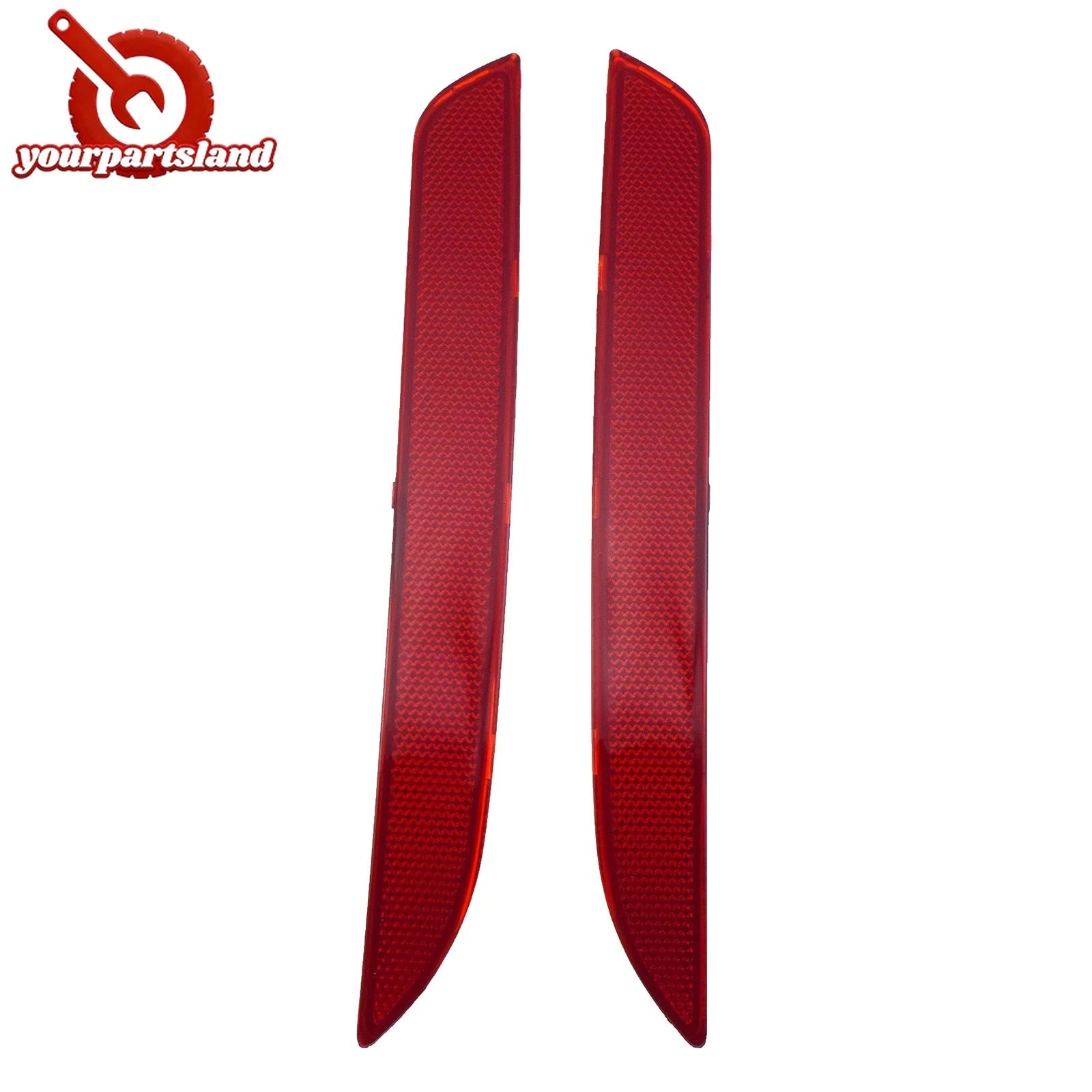 2pcs Bumper Reflector Left & Right For BMW F10 5 Series Rear M Sport 2011-2016 6B93BC-57