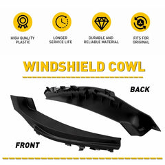 Pair For Nissan Sentra 2013-2019 Car Front Wiper Side Cowl Extension Cover EOA 6B93BC-57