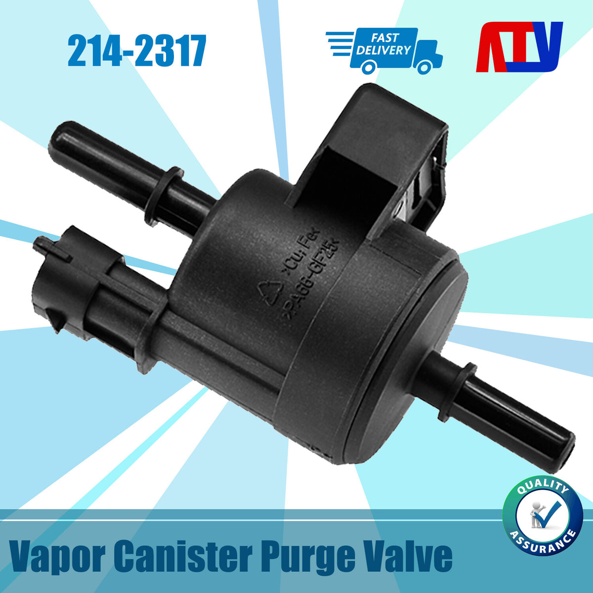 214-2317 Vapor Canister Purge Valve for 11-16 Chevrolet Cruze 2011-18 Sonic 1.8L