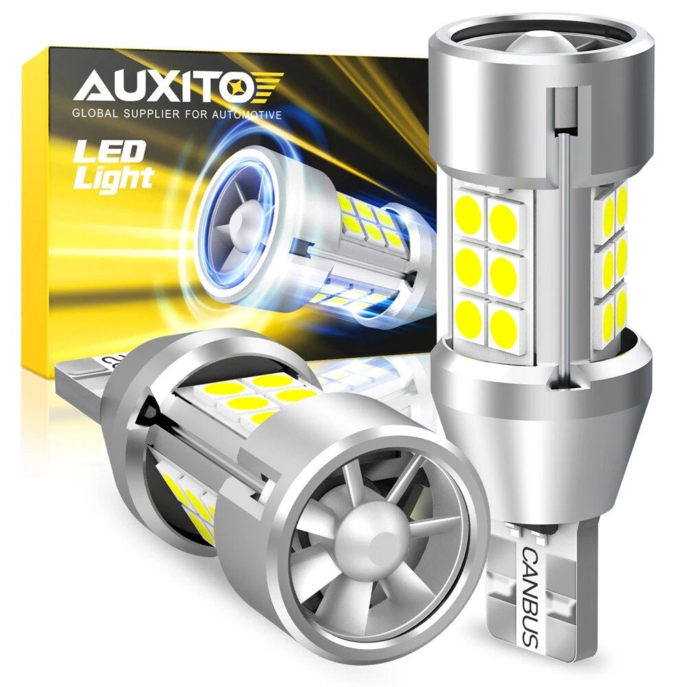 AUXITO 921 912 T15 LED Reverse Backup Light Bulb Super Bright White 4000LM EOA AUXITO